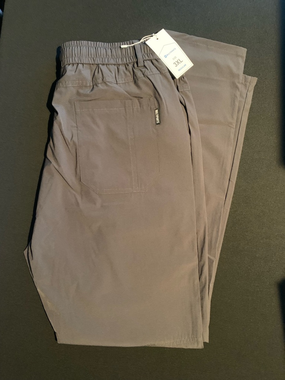 Multipants Women’s Straight Leg Drawstring Pants – Charcoal Gray